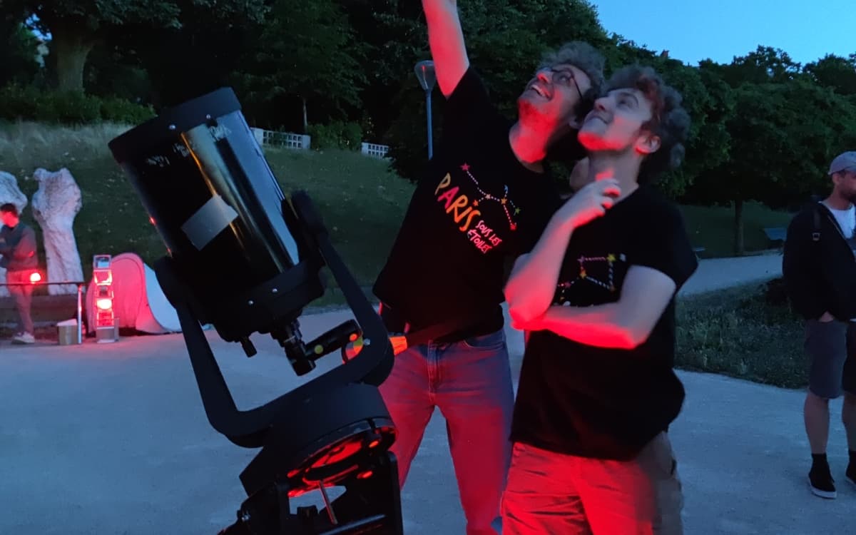 Soirée d'observation du ciel au parc Georges Brassens