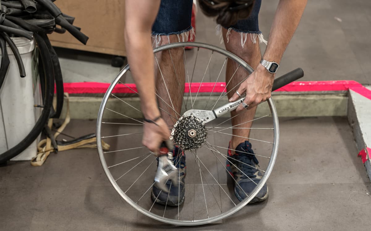 Réparation vélo