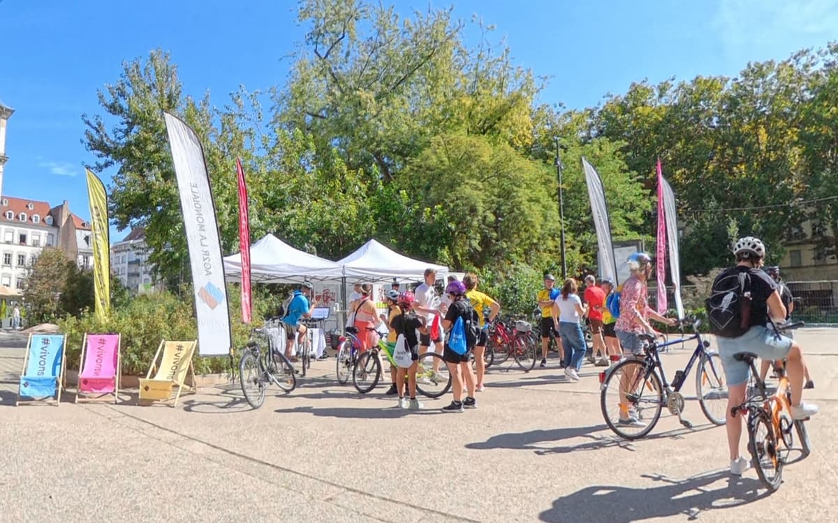 Venez faire votre départ sur notre stand, une collation vous sera proposé !