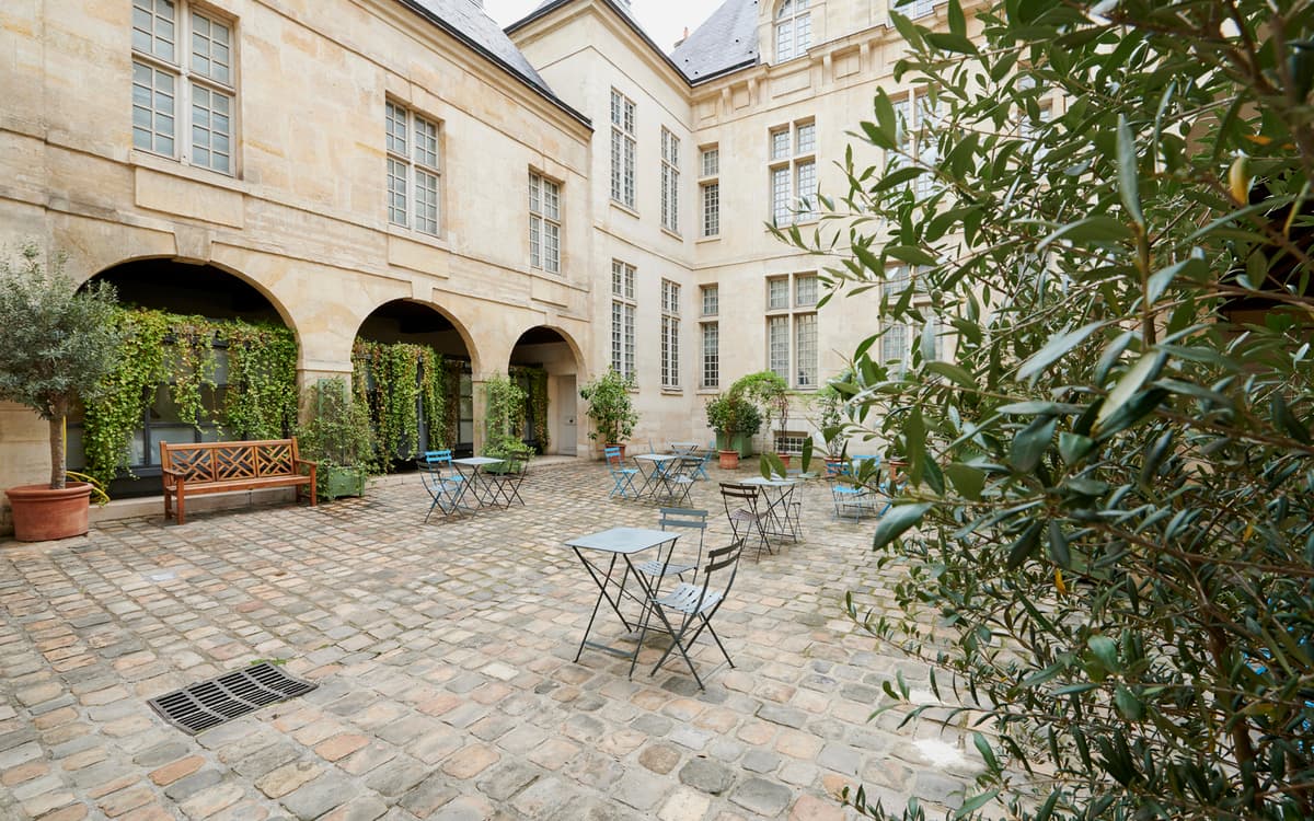 Cour du musée Cognacq-Jay