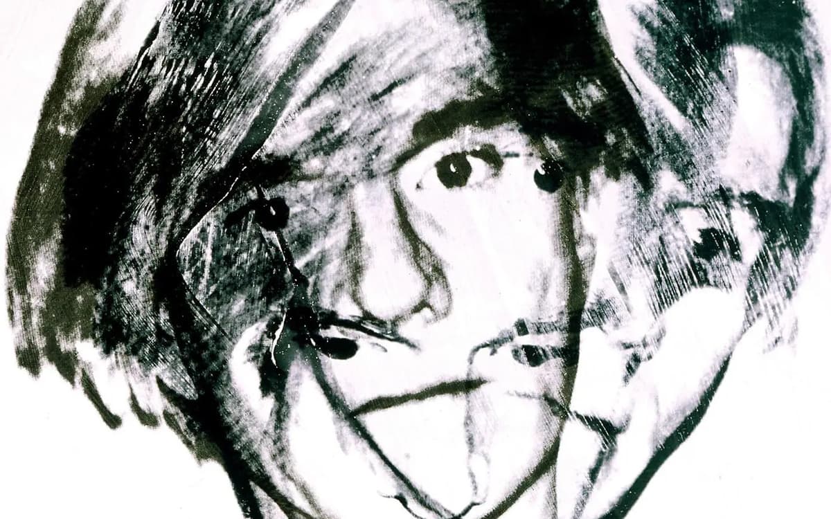 Andy Warhol, Self-Portrait, 1978, acrylic and silkscreen ink on linen, 101,6 x 101,6 cm, The Andy Warhol Museum, Pittsburg © 2026 The Andy Warhol Foundation for the Visual Arts, Inc. / Licensed by ADAGP, Paris 2026
