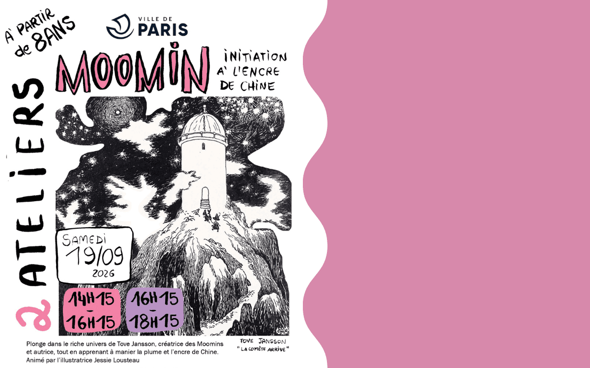 Atelier Moomin : initiation à l'encre de chine