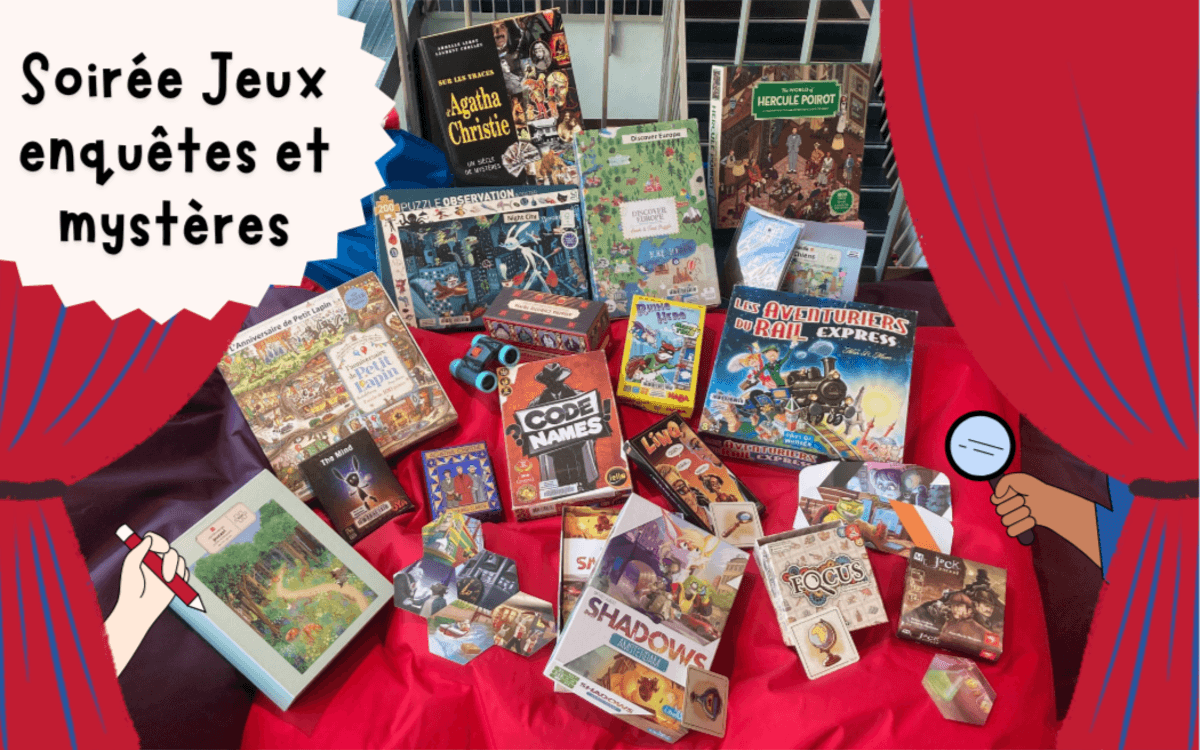 soirée jeux enquêtes et mystères