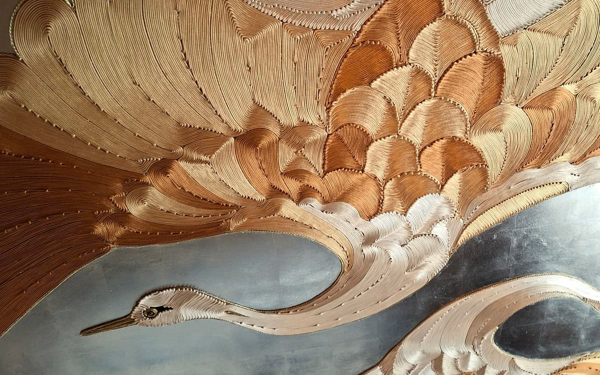 Marqueterie de cordes - Atelier Véronique de Soultrait