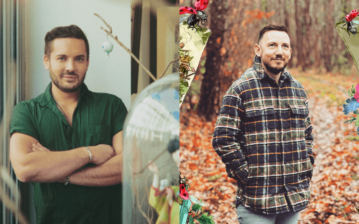 Benjamin Lacombe et Mickaël Brun-Arnaud en dédicace à la Fnac Forum des Halles !