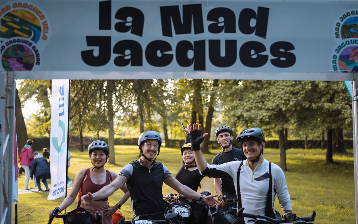 Cyclo-teuffeurs sur le départ
