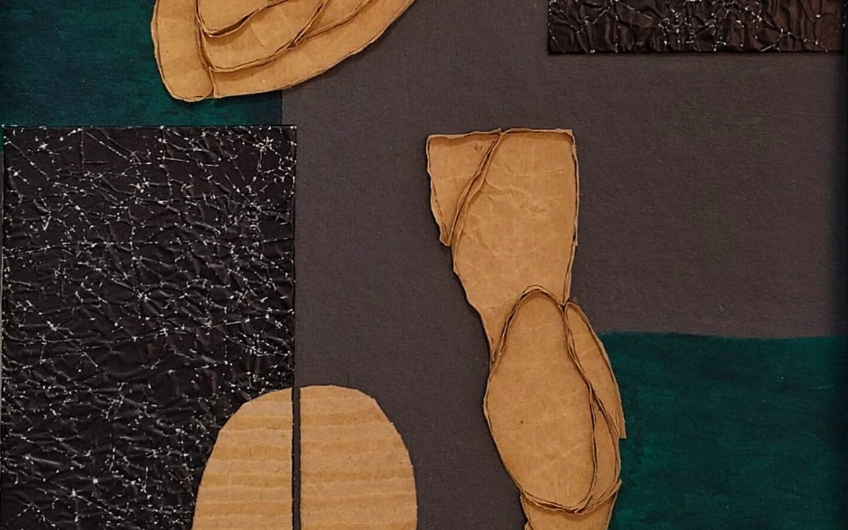 Dandy Diwangkara - Belonging - Technique mixte - papier, acrylique et carton
