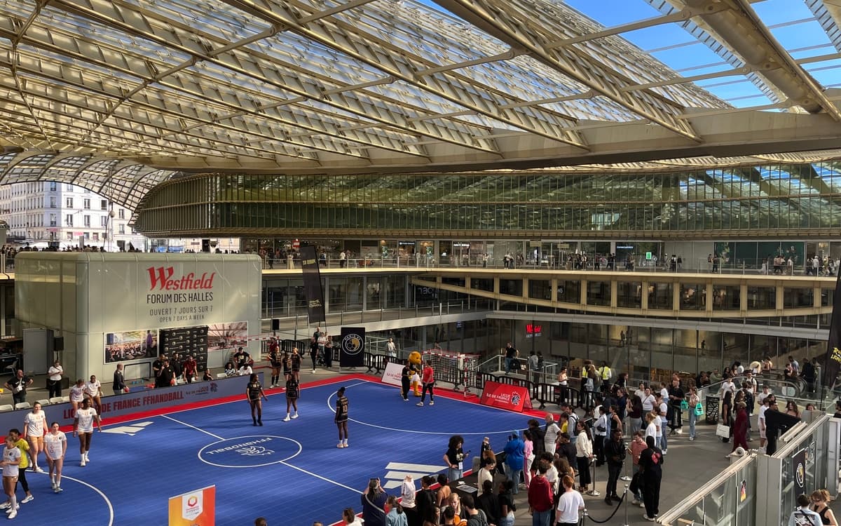 événement handball Westfield Chatelet Forum Les Halles