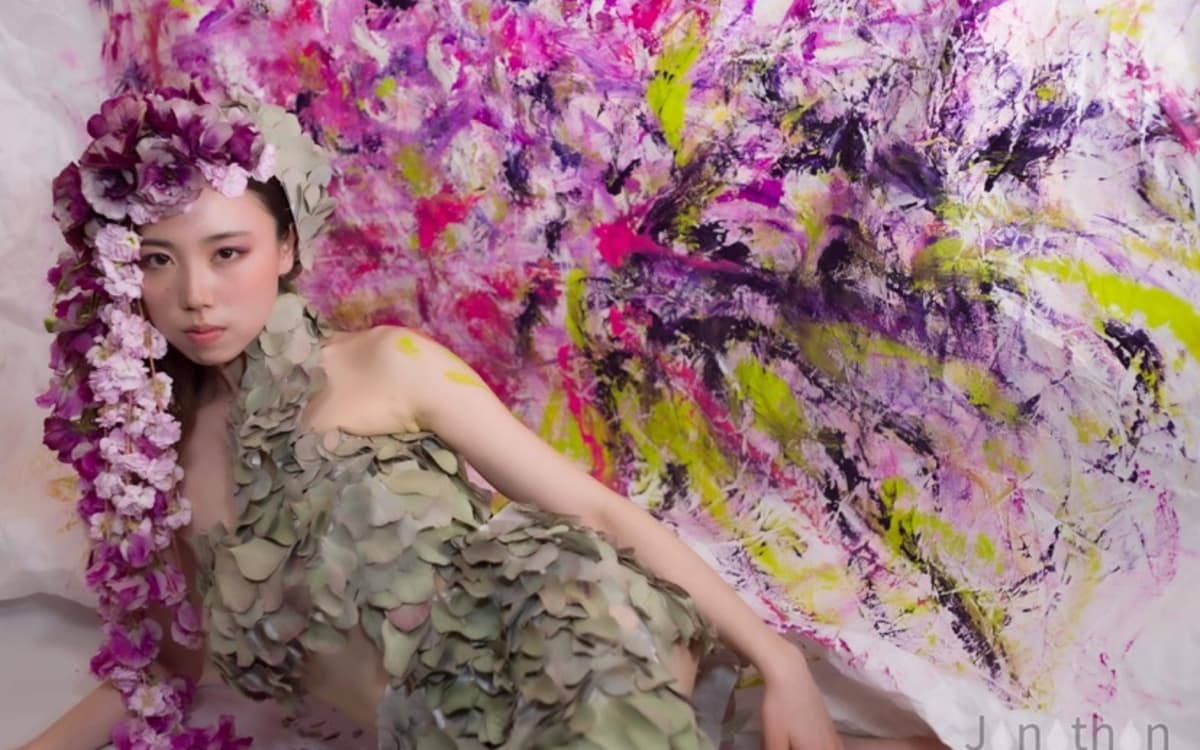 Floral Art Couture — œuvre antérieure d’ASUMI KUWANA.