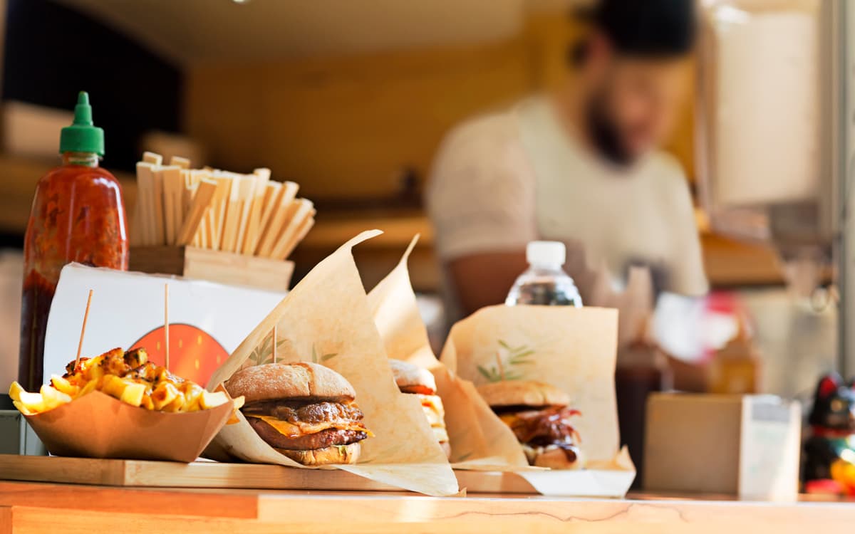 Food truck.