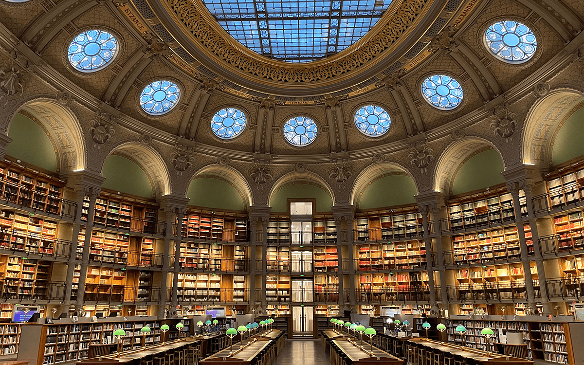 La salle Ovale, l'un des lieux du jeu immersif "Mazarin et les Gardiens du secret"